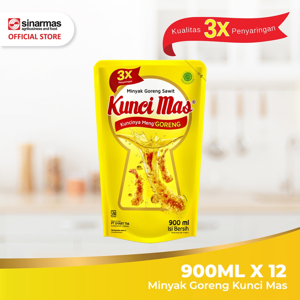 

Kunci Mas Minyak Goreng Pouch - 900ml Karton 12pc