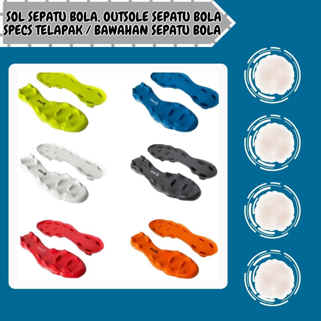 Sol Sepatu Bola, Outsole Sepatu Bola Specs Telapak / Bawahan Sepatu Bola Keren