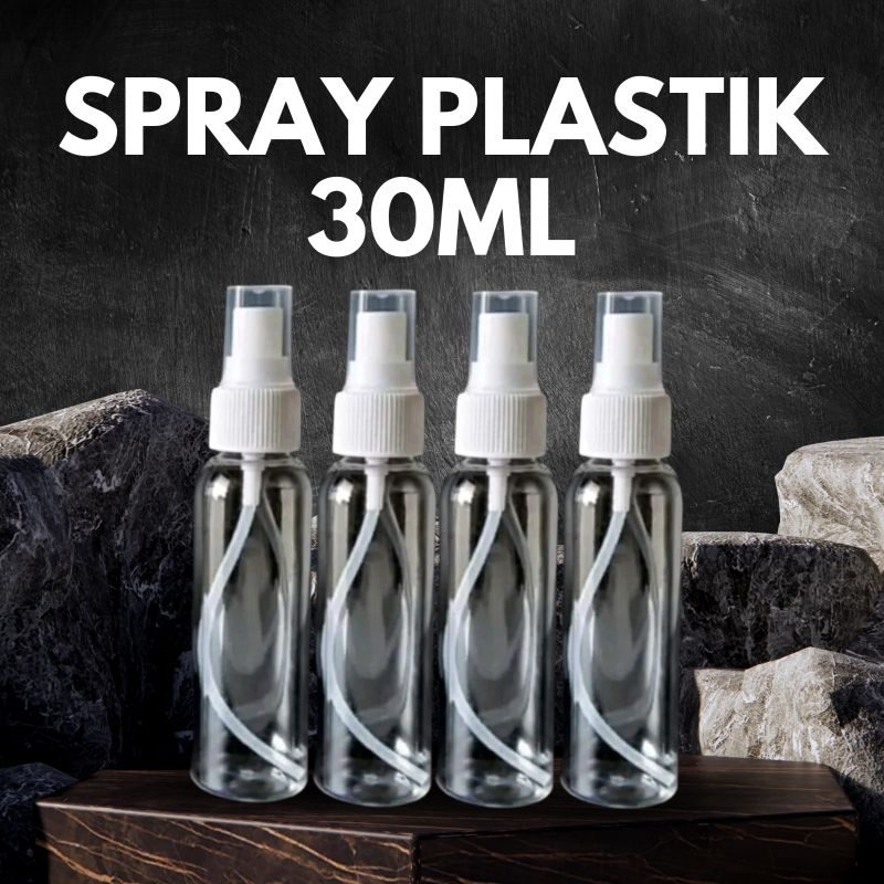 Spray Plastik 30 ml - Botol Parfum - Botol Spray Plastik - Satuan
