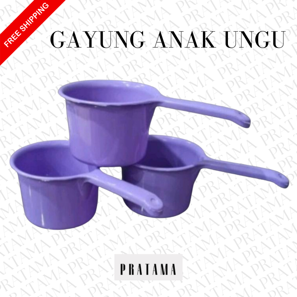 Gayung / Gayung Plastik / Gayung Kecil / Gayung anak UNGU