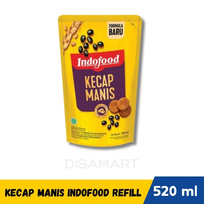 

Kecap Manis Indofood 520 ml Kemasan Refill