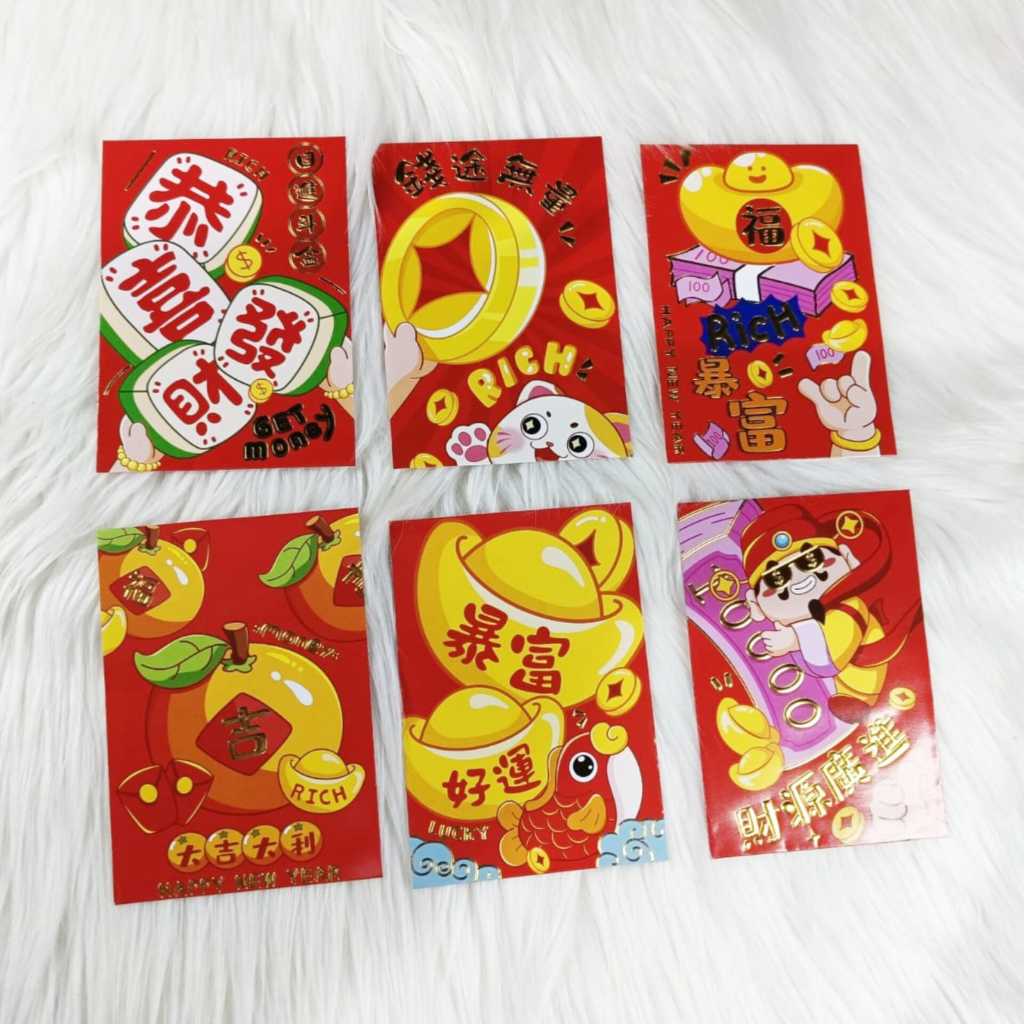 

Angpao Imlek Uang Netral 4007 Isi 6 Lembar Mix Motif