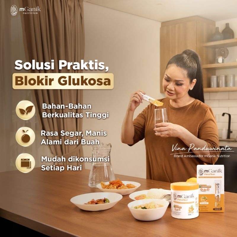 mGanik metafiber - suplemen diabetes