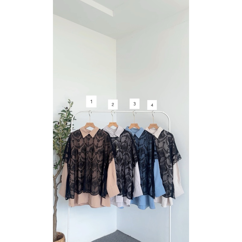 Kemeja set outer rum anya