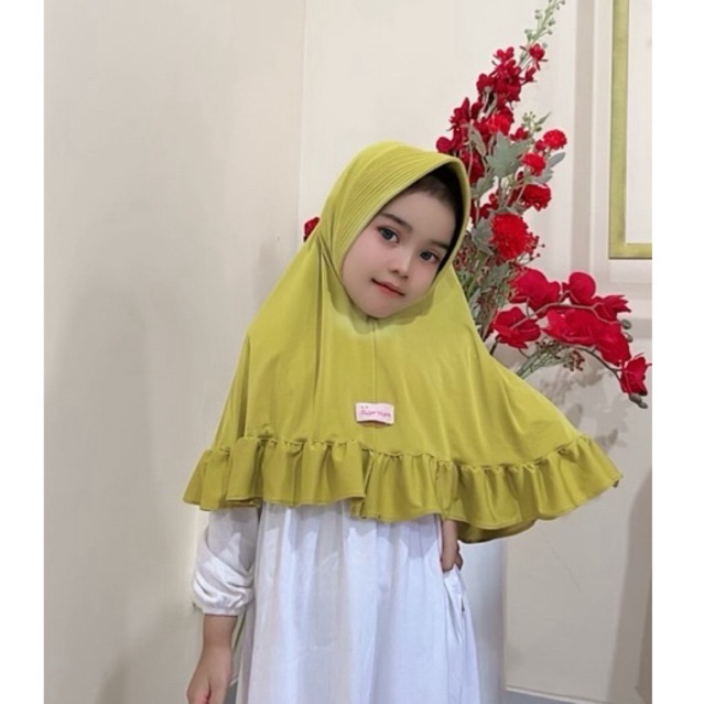 5 pcs  pet anak rempel jersey premium by alya hijab
