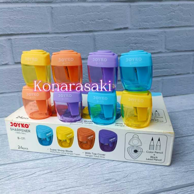 

Serutan Rautan Pensil Joyko B-171 - Pencil Sharpener Joyko [ 24 PCS ]