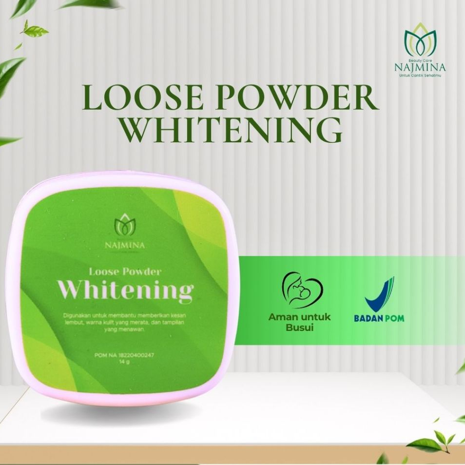Bedak Tabur Whitening by Najmina Beauty Care