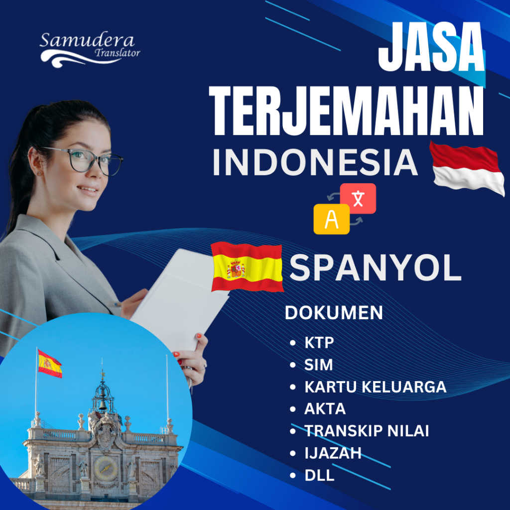 JASA PENERJEMAH TERSUMPAH BAHASA INDONESIA - BAHASA SPANYOL