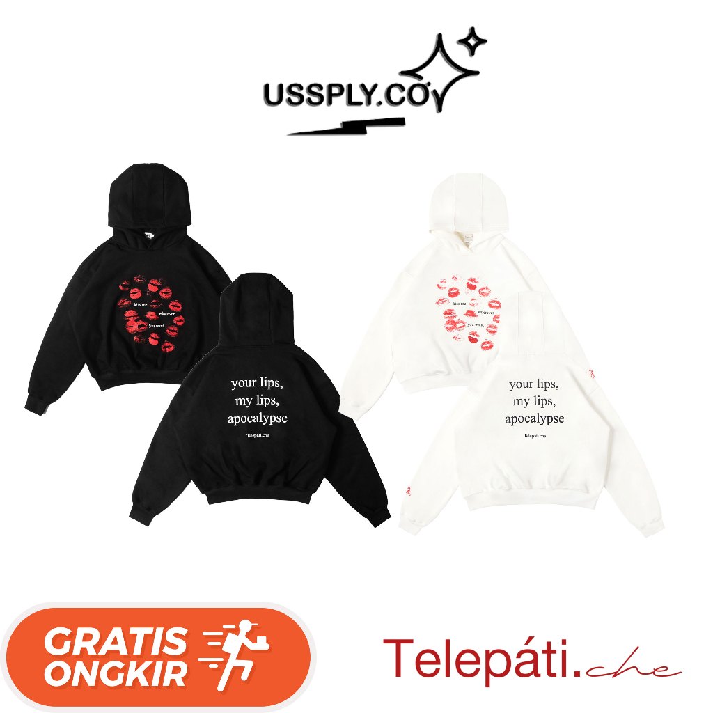 TELEPATI.CHE HOODIE KISSME