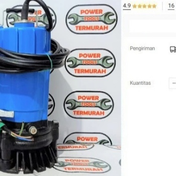 

Pompa Celup Air Kotor Tsurumi 3" Non Auto HS3.75S-52 Submersible Pump