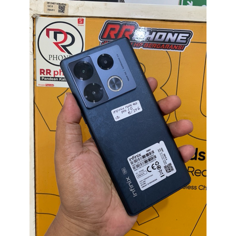 infinix note 40 pro 5G 8/256GB second original