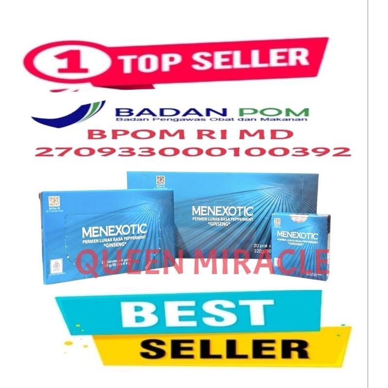 Menexotic candy 25pcs - Permen Ginseng Premium Candy