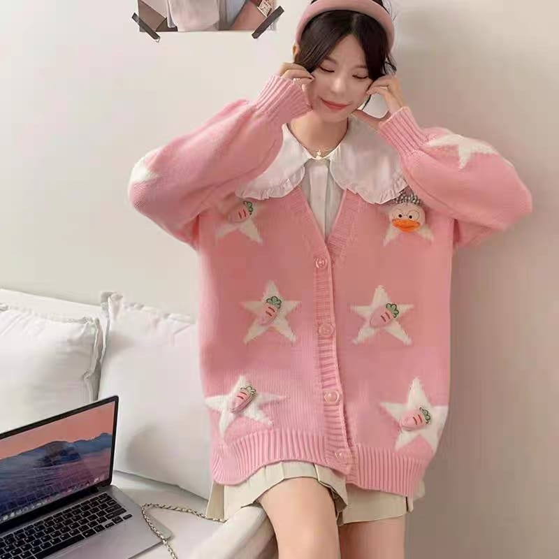 Knit Cardigan Wanita Korean Style - Hijab Friendly - #Cardigan Wanita Korean Style Kekinian #Outer W