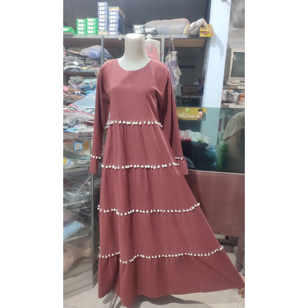 Gamis Katun Linen