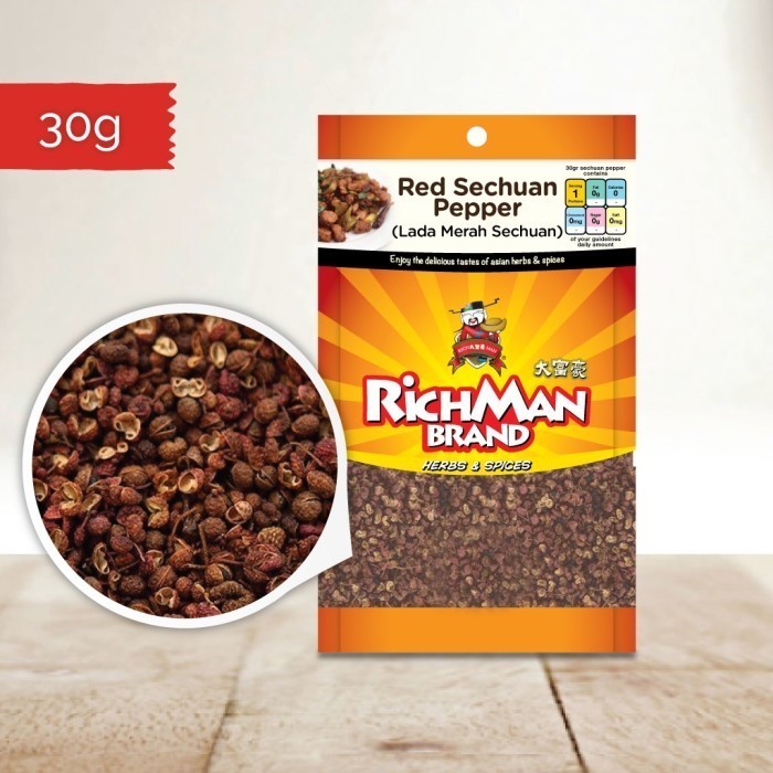 

lada merah szechuan sechuan sichuan pepper hua jiao rich man 30