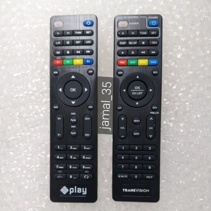 REMOT RECIEVER/STB TRASVISION/MNC PLAY ORIGINAL