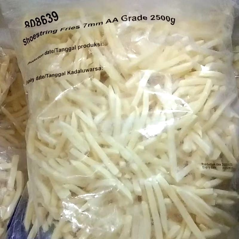 

KENTANG SHOESTRING FRIES 7MM 2,5KG BY AVIKO