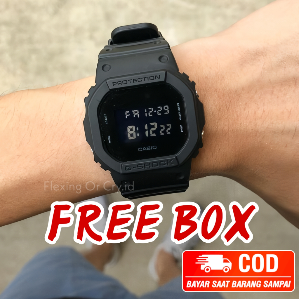 Jam Tangan Pria Anti Air Digital Led Sporty Bonus Box Premium Bahan Rubber Jam Tangan Pria Murah