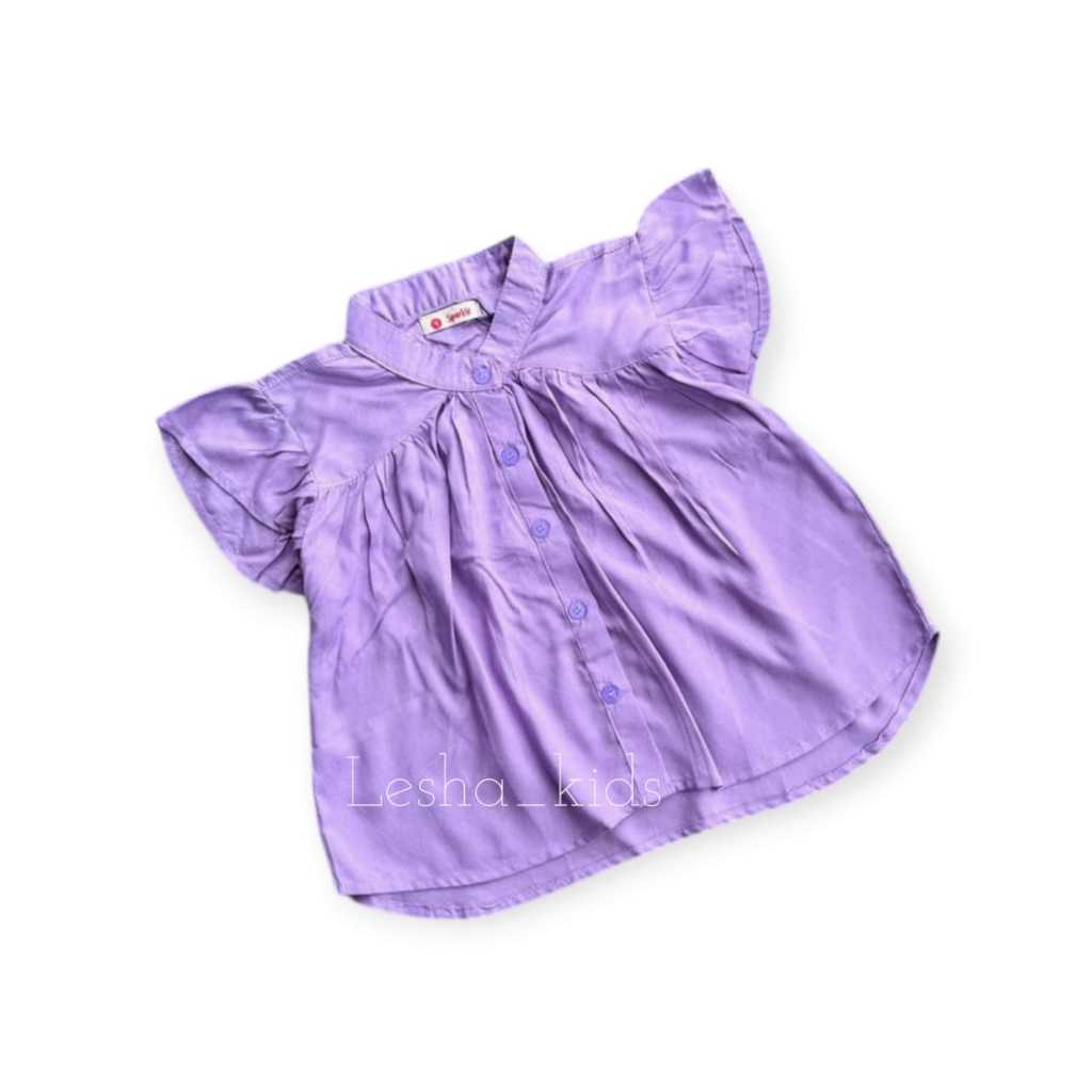 Bergaransi Baju Anak Perempuan/Curly Blouse / Atasan Anak / Blouse Anak Kemeja Anak Perempuan Tangan
