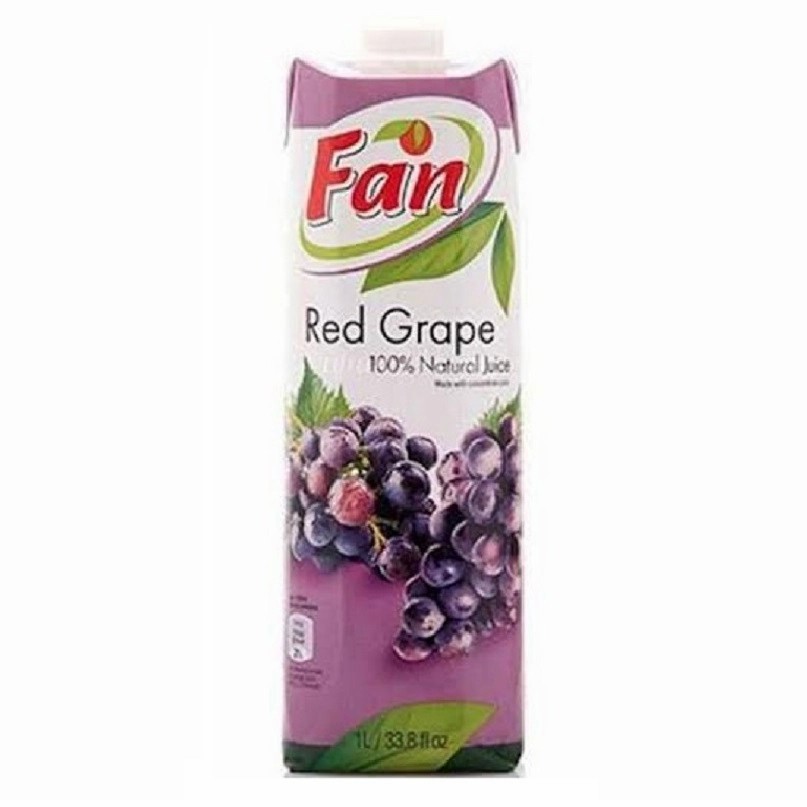 

sari buah fan red grape 1 liter