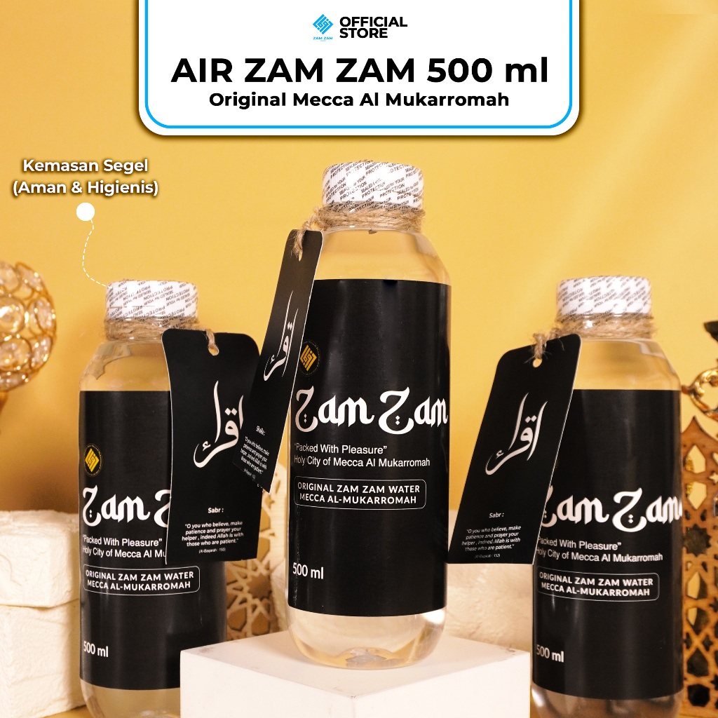 

[500 ML-ZAM5] AIR ZAM ZAM ASLI MEKKAH AL MUKARROMAH - 500 ML