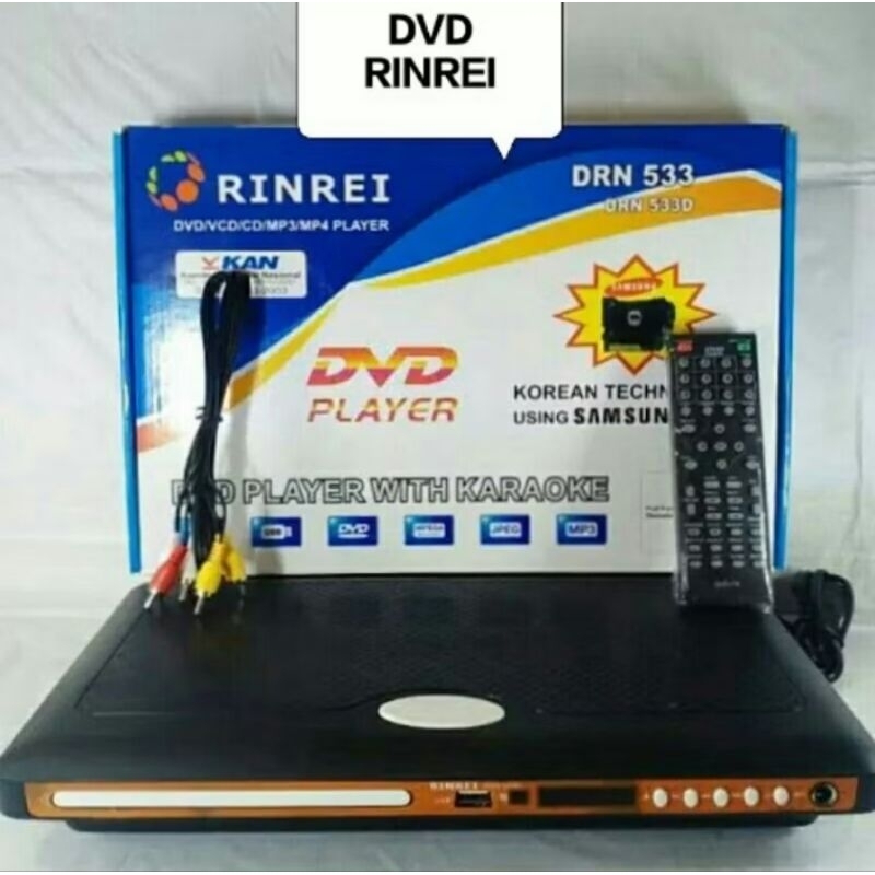 Rinrei DVD Player dengan Karaoke DRN533D