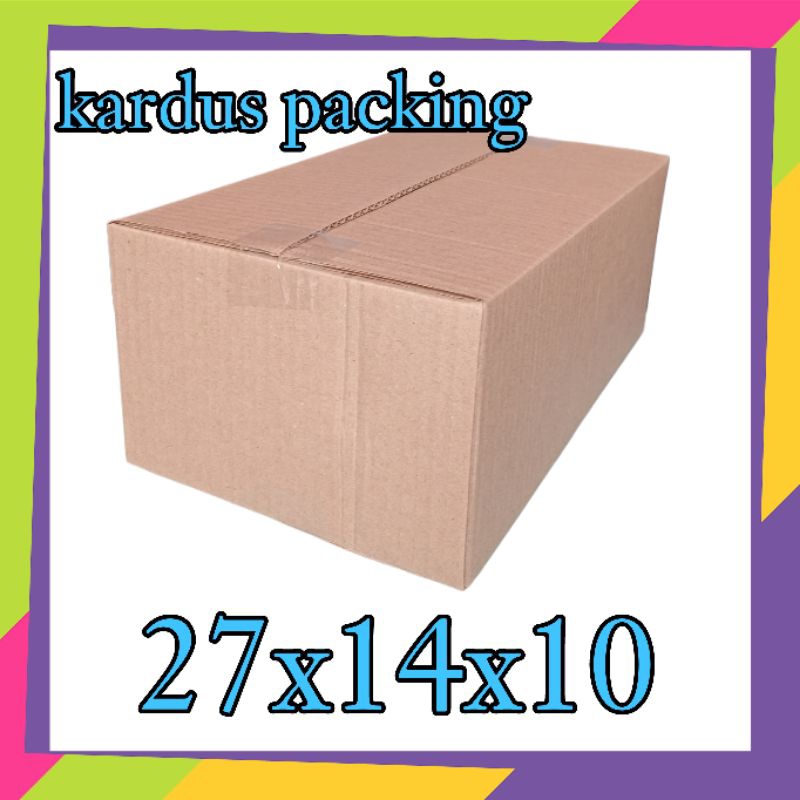 

kardus Packing UK 27x14x10 kardus kecil kardus besar