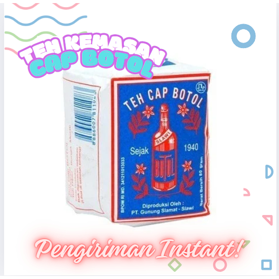 

teh cap botol kemasan kecil