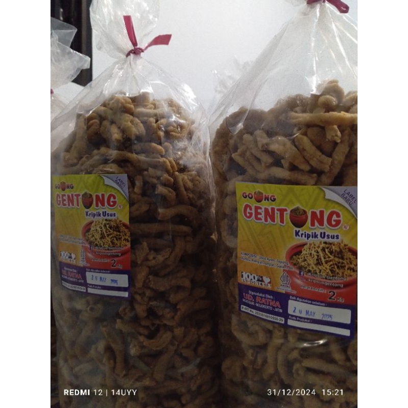 

Keripik usus Gentong