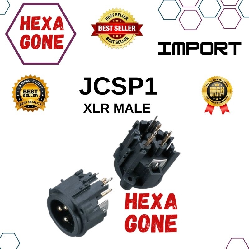 Jack Socket Canon XLR Male STX