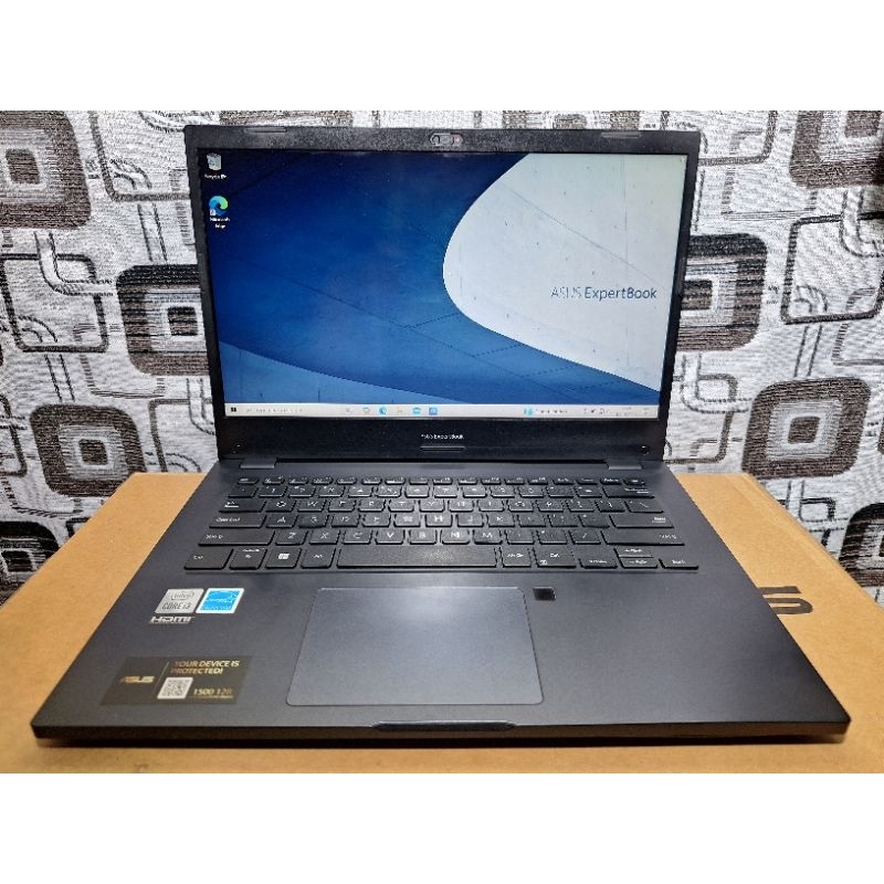 laptop asus expertbook core i3 gen 10 slim mulus siap pakai