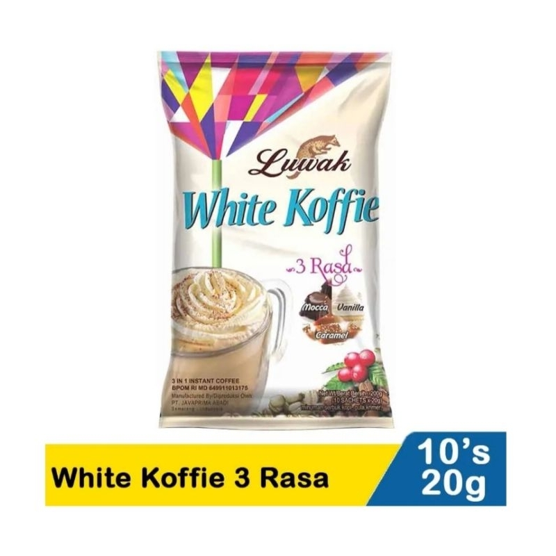 

LUWAK White Koffie Original Less Sugar/3 Rasa
