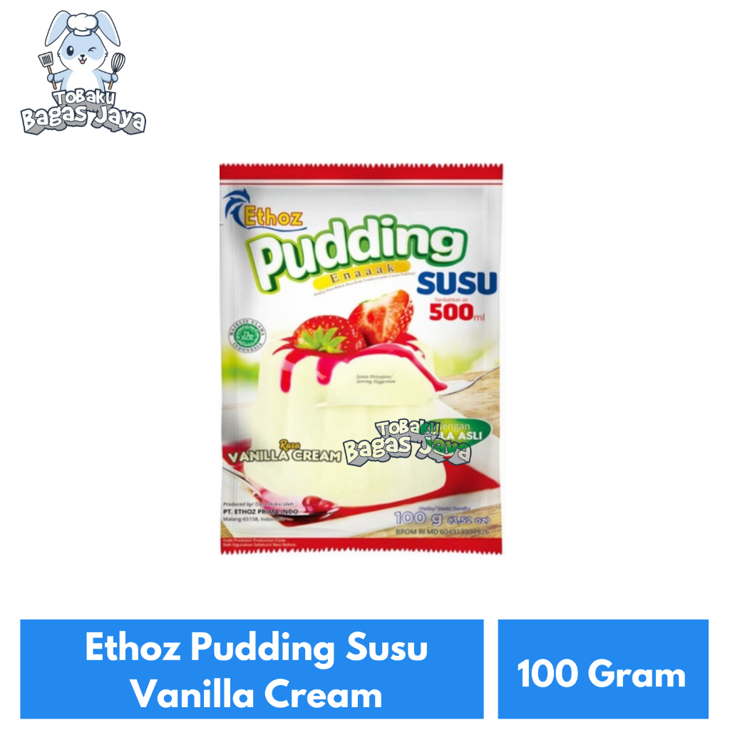 

Ethoz Pudding Susu Vanilla Cream 100 Gram