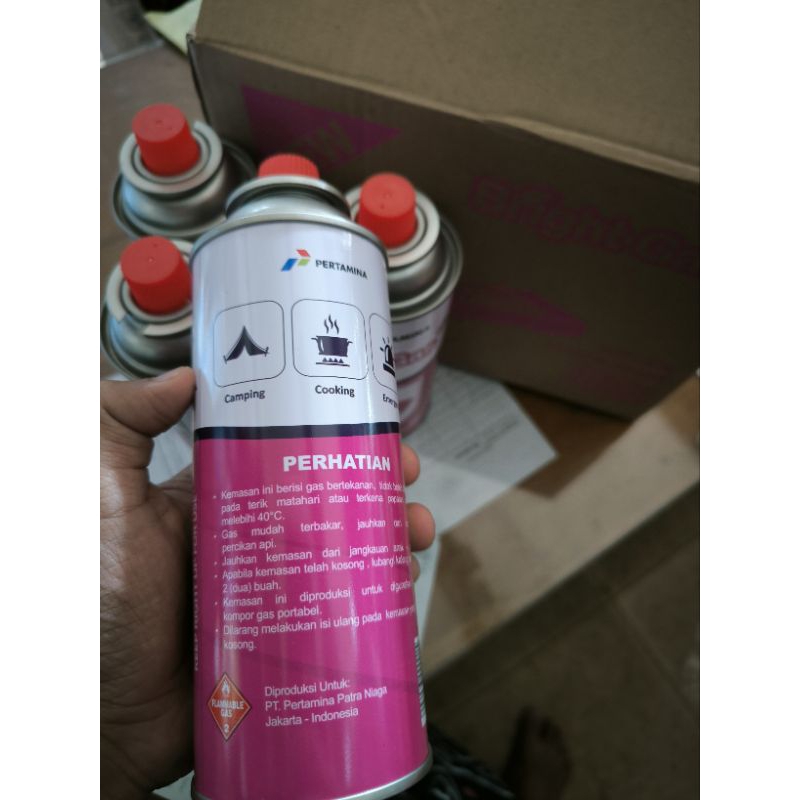 Gas kaleng portable Bright Gas ORI/Segel