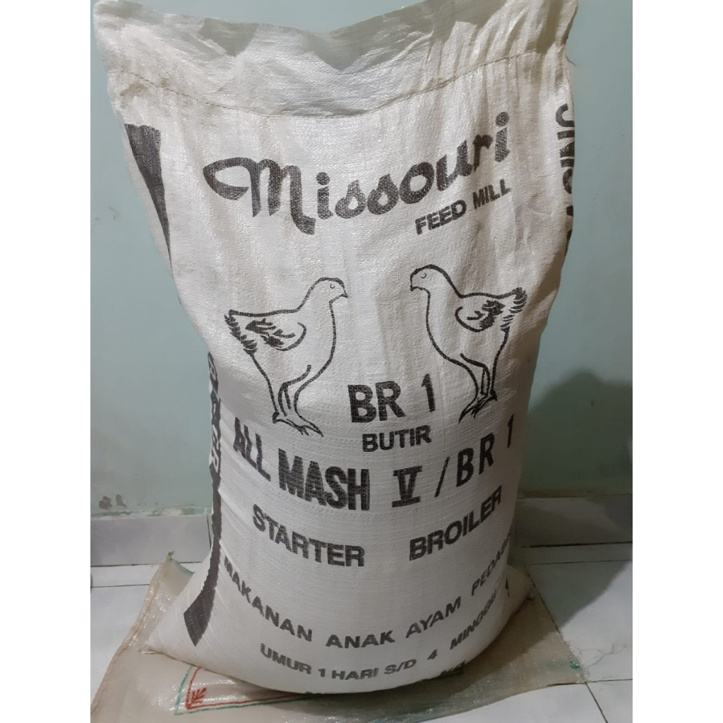 Pakan Ayam Br1 | Pur Pakan Ayam Missouri Voer| Pakan Anak Ayam 1kg | Pakan Ayam Pedaging, Broiler
