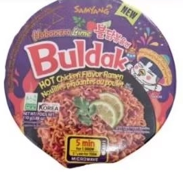 

Samyang Habanero Lime Buldak Hot Chicken Ramen Cup Bowl Mie Instan