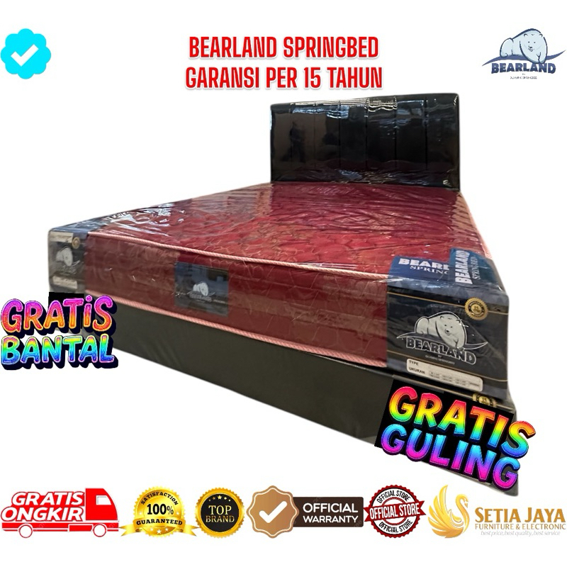 BEARLAND BY OLYMPIC SPRINGBED BERGARANSI 15 TAHUN / SPRING BED BEARLAND BY OLYMPIC GARANSI 15 TAHUN