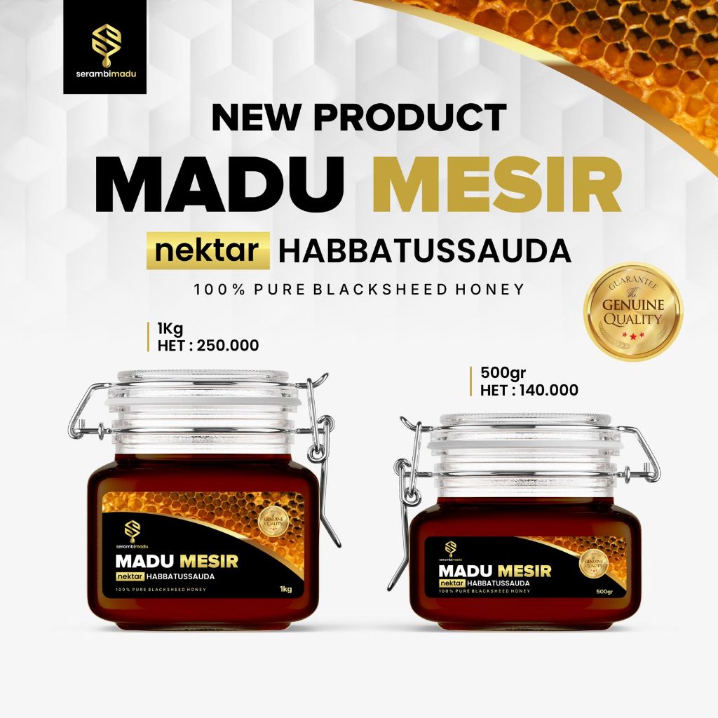 

Madu Mesir Habbatussauda Asli Original by Serambi Madu