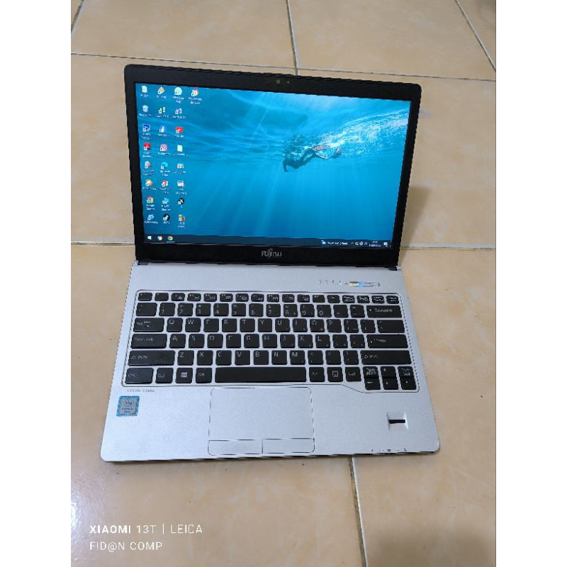 LAPTOP FUJITSU LIFBOOK S936 SLIM,KENCANG CORE I5 GEN 6,RAM 8 GB,SSD 256 GB