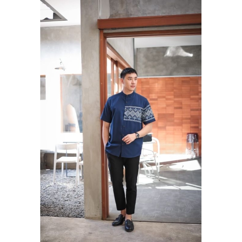 Baju Koko Kurta TRZ Pria Lengan Pendek / Baju Muslim Pria/ Kurta Pakistan