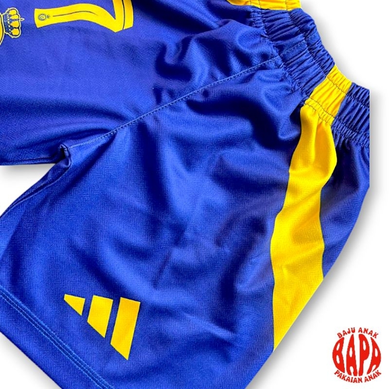 Buttercupple Setelan Jersey Al Nassr Ronaldo 7 Home Kaos Olahraga Anak Best Seller Original Premium