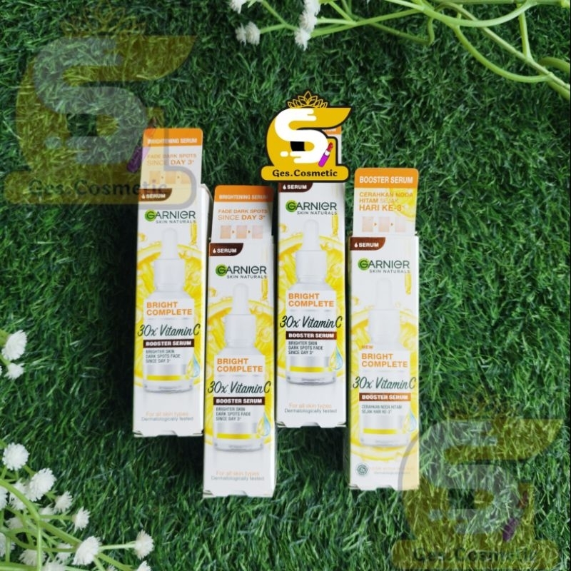 ( Exp 7/2025 ) Garnier Light Bright Complete C Booster Serum 15ml Lemon Mencerahkan Kulit Wajah