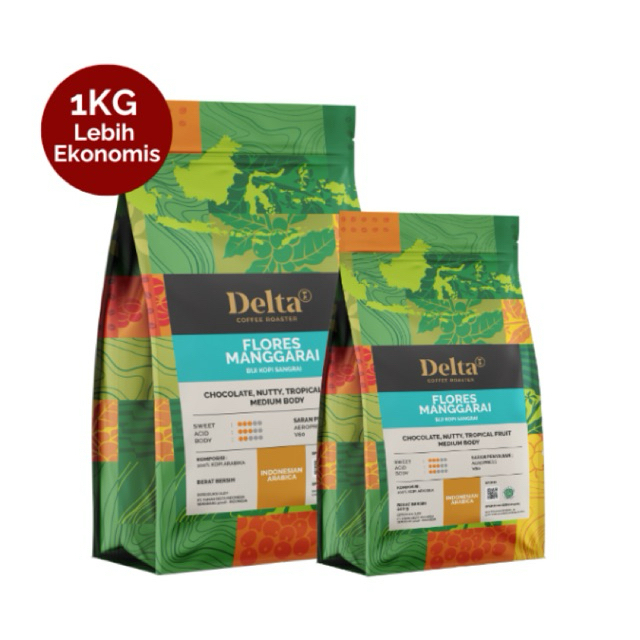 

Delta Coffee - Flores Manggarai Arabika Medium Roast 1kg