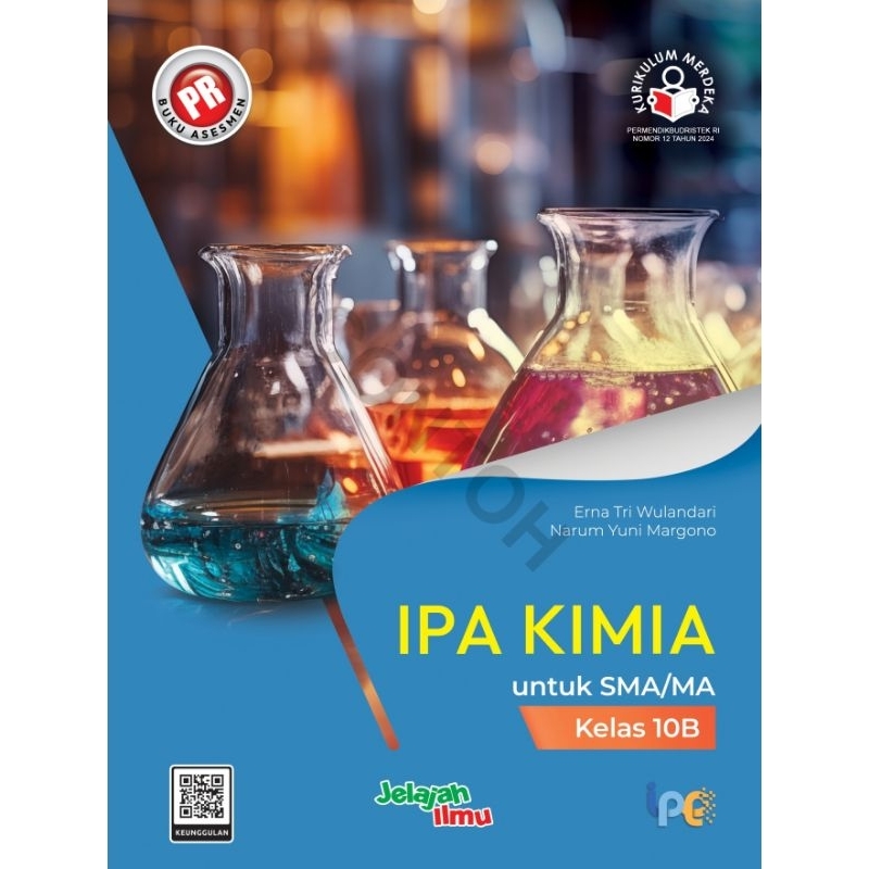 Buku lks pr SMA IPA Kimia kelas X, 10 semester 2 kurikulum merdeka tahun 2025 Intan Pariwara