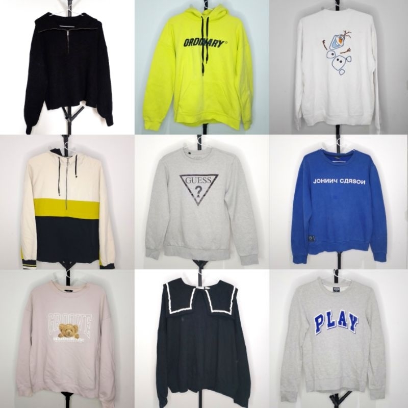 Jaket, Crewneck, Sweater Zipper & Double Zipper Korea Style Brand Bangkok, Baby Terry CN, Hoodie, Ku