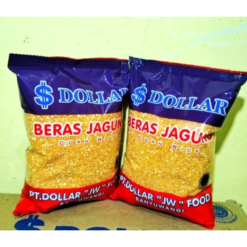 

2 pcs Beras Jagung Dollar = 1kg. Beras jagung - makanan