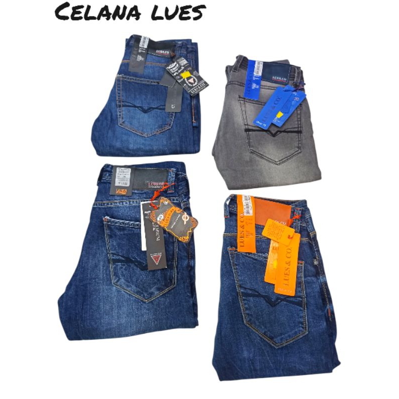 celana jeans panjang lues stretch