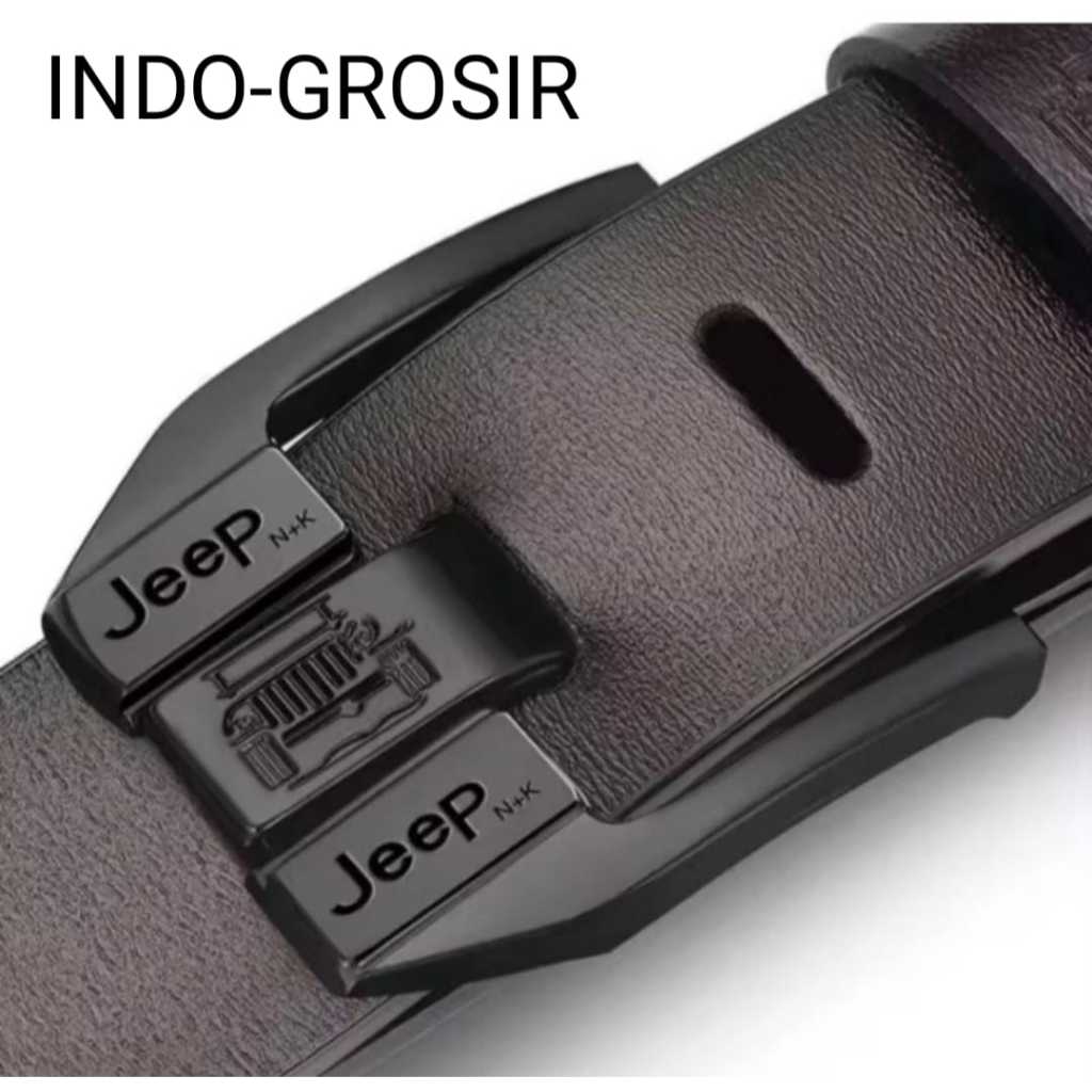 TERLARIS ikat Pinggang kulit Pria import terbaru-Sabuk priaa JEEP kulit asli TERMURAH