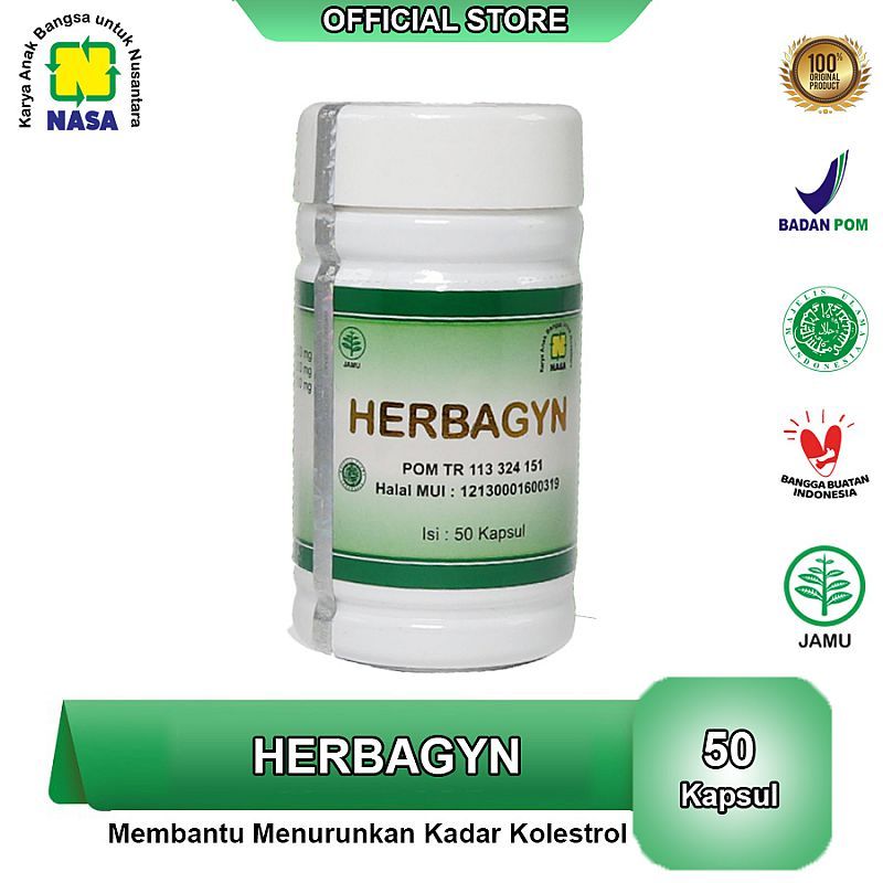COD HERBAGYN NASA - OBAT HERBAL PENURUN KOLESTEROL - HERBAL NASA ORIGINAL