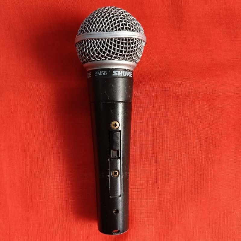 SHURE SM58 ORIGINAL With Switch On Off Second Bekas